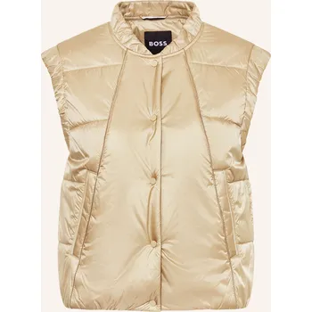 Dámská vesta Boss Dámská Prošívaná Vesta Pia, béžová, 40