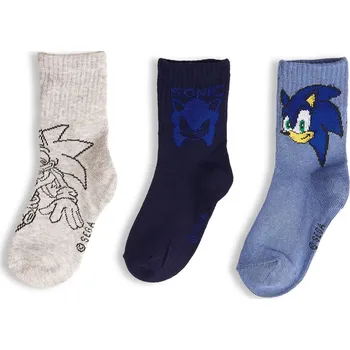 GATE Balení 3 párů ponožek Sonic 23/26 825-0770/72