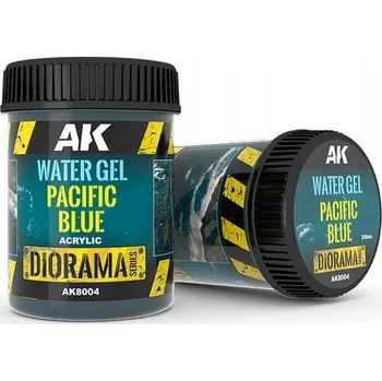 Modelovací hmota Akrylová modelovací hmota AK Interactive Water Gel Pacific Blue AK8004 250 ml