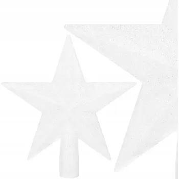 Vánoční dekorace Špičky na stromeček Hvězda 19 cm 1 ks