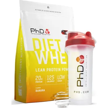 Protein PHD Nutrition Limited PHD Nutrition Diet Whey 2 kg + šejkr ZDARMA Příchuť: čokoláda/ořech