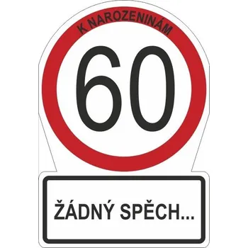 Albi Přání M - Dopravní značka 60