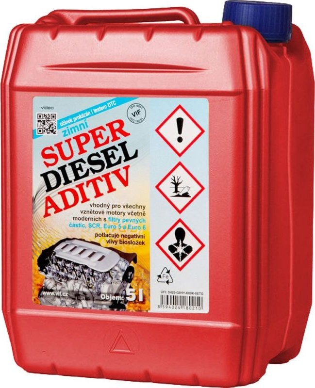 Diesel aditiv VIF Super do nafty zimní 5l