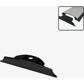 Šroub Krytka do krycí oblé lišty černá