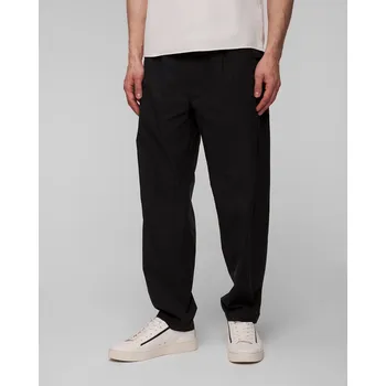 Pánské kalhoty Černé Pánské Kalhoty Goldwin All Direction Stretch Tapered Pants Gm74155-bk