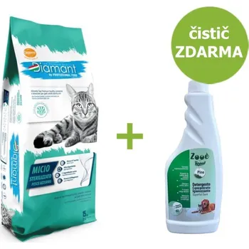 Krmivo pro kočku Diamant Cat Micio Sterilised Modrá ryba 15 kg