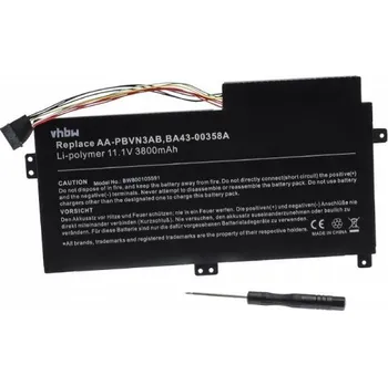 Baterie k notebooku VHBW Baterie pro Samsung Ativ Book 4, 3981 mAh