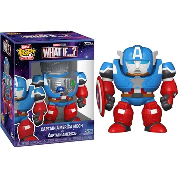 Funko Bitty POP! Bitty Bot: Marvel What If...? - Captain America Mech With Captain America