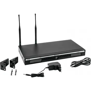 Mikrofon Relacart UR-222D mikrofonní 2-kanálový UHF přijímač