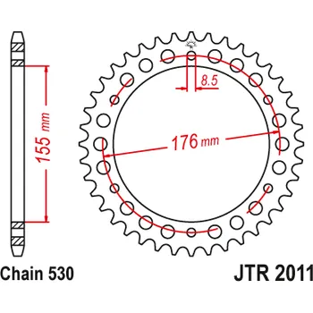 Řetězová sada pro motocykl Rozeta TRIUMPH 1050 Speed Triple R, S rok 12-20