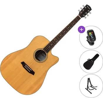 Akustická kytara Pasadena PDC-300 SET Natural Satin Akustická kytara