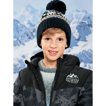 Čepice Sinsay - Čepice s bambulí - námořnická modrá - 120FU-59X - 120FU-59X-M