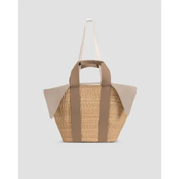 Kabelka Vyplétaný Košík Muuñ Abby Abbylinnbenat-beige