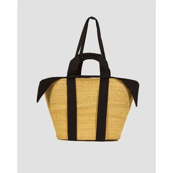 Kabelka Košík Muun Abby Xl Abxlcotnblblt-natural-black