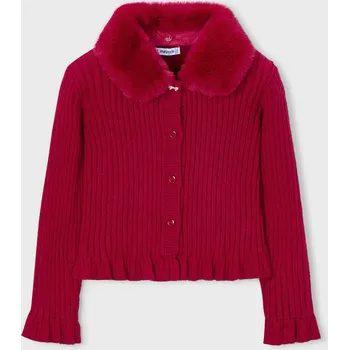 Chlapecký svetr Pletený svetr s kožešinovým límcem Mayoral - 1504311021 Veľkosť: 122