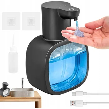 Dávkovač mýdla Bezkontaktní nástěnný dávkovač mýdla Bedee 500 ml černý