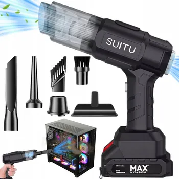 Vysavač VYSAVAČ FOUKAČ-SÁCÍ 4 V 1 BEZPRZEWODOWY PRZENOŚNY VYSAVAČ SILNÝ VÝKON