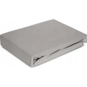 Prostěradlo Prostěradlo jersey s gumou 240x220 stříbrné Eurofirany