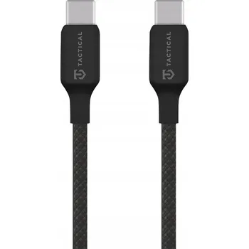 Datový kabel Kabel Tactical USB typ C - USB typ C 1 m černý
