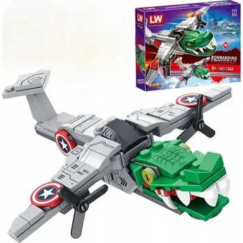 ostatní stavebnice Brain Rot Bombardiro Crocodilo Stavebnice 111 dílků