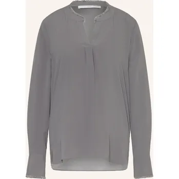 Dámská halenka Herzen's Angelegenheit Dámská Halenka Z Hedvábí, šedá, 40