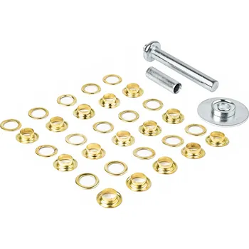 Šroub Vorfal V09061, Mosazná oka 14mm s příslušenstvím, sada 33 ks