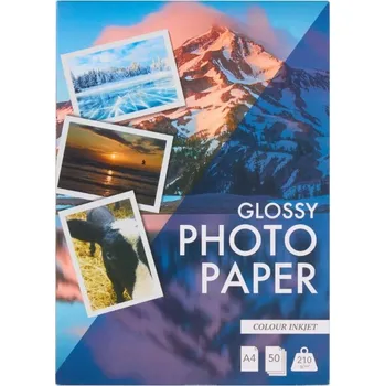 Papír pro tiskárny FOTOGRAFICKÝ PAPÍR LESKLÝ pro tisk A4 210g - 50 listů