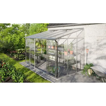 Skleník VITAVIA GARDEN Skleník VITAVIA IDA 6500 sklo 3 mm + PC 6 mm stříbrný LG4645