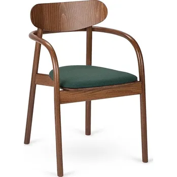 Jídelní židle Paged meble contract | Dřevěná židle La Benda B-2960 s čalouněným sedákem