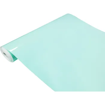 Tapeta Dekorativní nábytková dýha Fólie Lepicí barva Mátový lesk 45x50 cm DIY