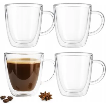 Sklenice Premium Sklenice na kávu 400 ml 4 ks