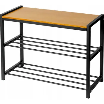 Botník Brunbeste 61 x 47,5 x 30 cm černá