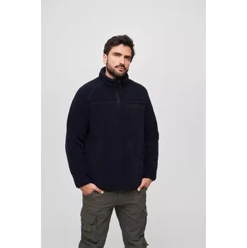 Pánská mikina Pánská mikina Brandit Teddyfleece Troyer velikost S navy