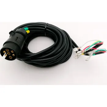 elektrický kabel Kabeláž přívěsného vozíku se zástrčkou 4,1m + kabel 2x4,1m 8žil