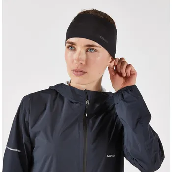 Čelenka KIPRUN Běžecká hřejivá čelenka Warm+ V2 ČERNÁ