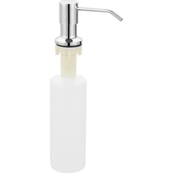 Dávkovač mýdla CERANO - Zápustný dávkovač mýdla Lineo - chrom, mléčné sklo