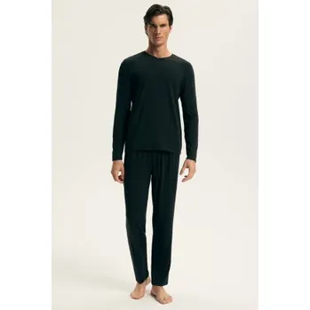 Pánské pyžamo Pánské pyžamo Esotiq Axiom Černá L