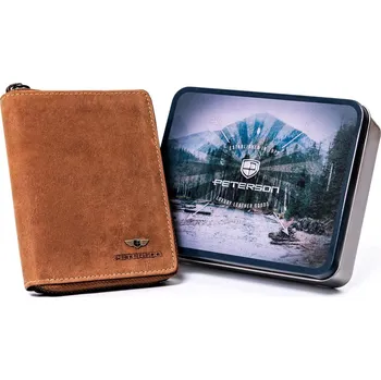 Peněženka Pánská kožená peněženka Peterson CARAMEL