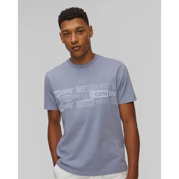 Pánské Tričko C.p. Company 24/1 Jersey Horizontal Logo Ve Fialovém Barevném Odstínu 18cmts309a005431g-774