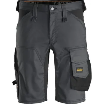 Pánské kraťasy Snickers Workwear | Pracovní kraťasy AllroundWork Stretch šedé - Šedá / 54 / L / šedá