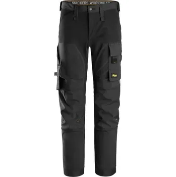 Pracovní oblečení Snickers Workwear | Pracovní kalhoty AllroundWork Full Stretch+ černé - Černá / 56 / XL / černá