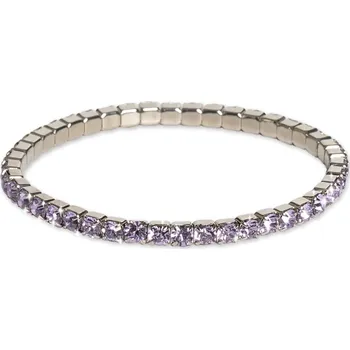 Náramek Oliver Weber Tenisový náramek s fialkovými krystaly Euphoria 32418 VIO + 2 měsíce na vrácení zboží
