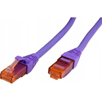 Síťový kabel Patchcord Roline U/UTP 6 RJ45 / RJ45 7,5 m fialový