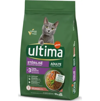 Krmivo pro kočku 10kg Ultima Cat Sterilised Adult losos