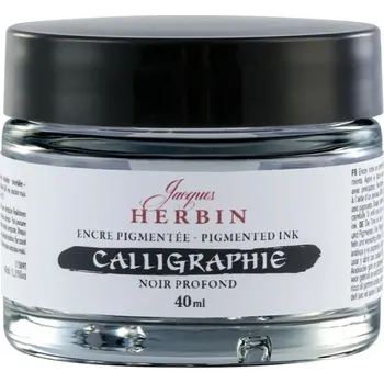 Jacques Herbin Calligraphy Kaligrafický tuš Deep Black 40 ml 1 ks