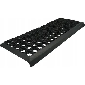 Nášlap na schod VOPI Compos nášlap na schody gumový 75 x 25 cm černý