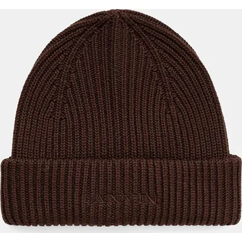 Čepice Vlněná čepice Lanvin 710003812 hnědá 88E, vel. ONE SIZE
