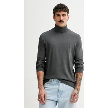 Pánské tričko Tričko s dlouhým rukávem s přídavkem vlny Marc O'Polo šedá barva, 530203252088 90X, vel. M