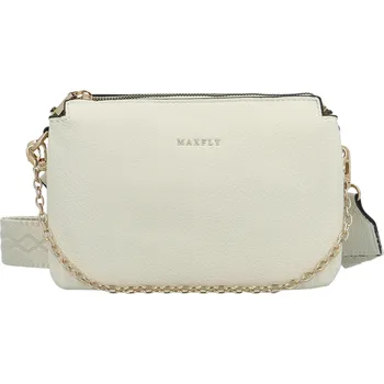 Kabelka Stylová dámská koženková crossbody kabelka Ebbas, krémová