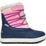 Dívčí vysoké zimní boty MERRELL-Snow Bank 5.0 WTRPF K navy/pink Růžová 31